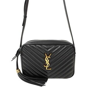 Saint Laurent Quilted Matelasse Paris Lou Camera Chain Shoulder Bag